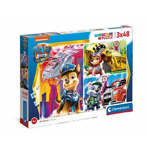 puzzle clementoni paw patrol 3x48pz [wzclet0uc025271]