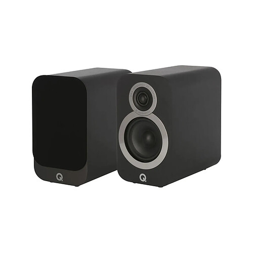 Q Acoustics 3010i Noir Mat - Enceintes Bibliothèques (la paire)