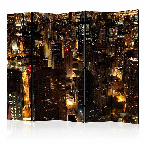 Paris Prix Paravent 5 Volets City By Night Chicago USA 172x225cm