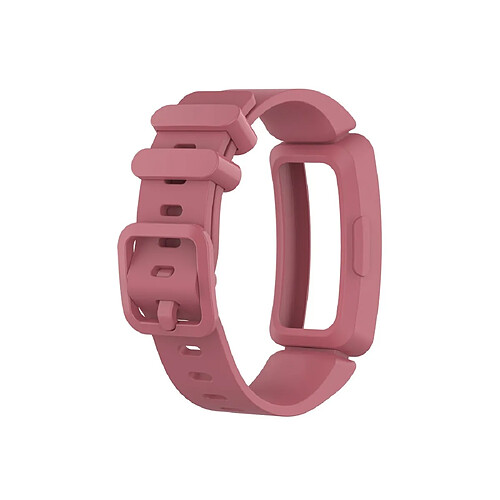 Wewoo Bracelet pour montre connectée Smartwatch avec en silicone Fitbit Inspire HR rouge pastèque