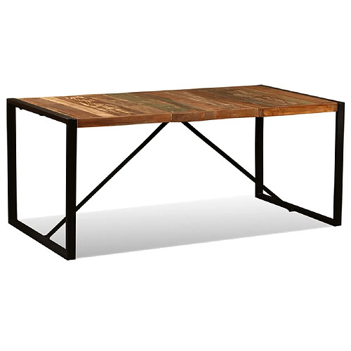 Maison Chic Table de salle à manger,Table à dîner Bois de récupération massif 180 cm -GKD79641