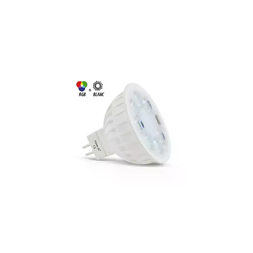 Ampoule LED Dimmable GU5.3 DC12V 4W 280lm 25° IP20 Ø49,5mm - RGB+CCT (2700K-6000K)