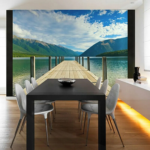 Paris Prix Papier Peint Entre Lac & Montagnes 270 x 350 cm