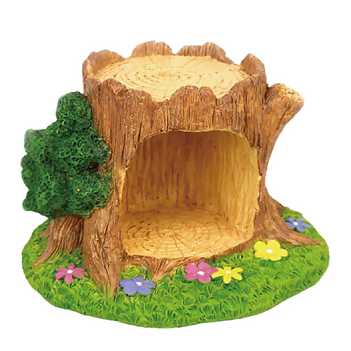 Trou D'arbre Décor Micro Paysage Miniature Résine Figurine Jardin Bonsaï Pot