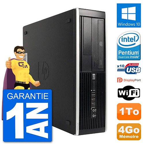 PC HP 8300 Elite SFF Intel G630 RAM 4Go Disque Dur 1To Windows 10 Wifi · Occasion