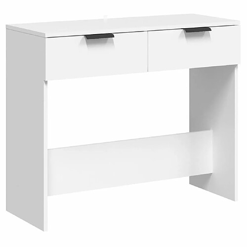 Maison Chic Table console | Meuble d'entrée | Table d'appoint Blanc 90x36x75 cm Bois d'ingénierie -GKD25950