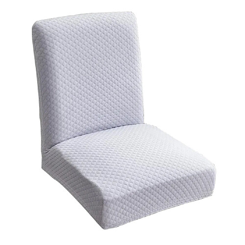 Housse De Chaise De Salle à Manger Tricotée En Une Seule Pièce Housse De Protection Gris Foncé