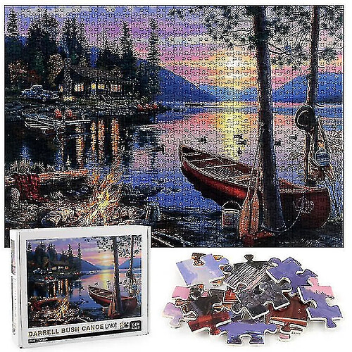 Universal 1000pcs Darrell Bush Lake Lake Jigsaw Puzzle Toys Assemblage de décoration d'image