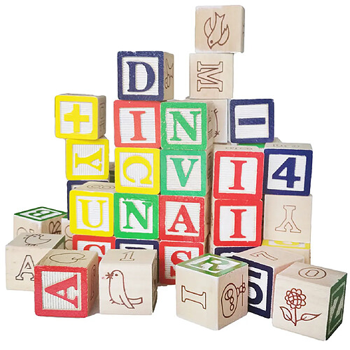 Block Puzzle Blocs construction Cubes Bois jouet