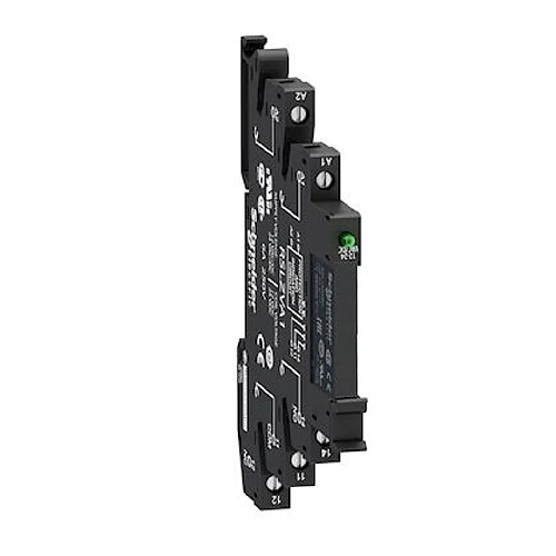 relais avec embase - zelio relay rsl - 6a - 1of - 24v dc - schneider electric rsl1pvbu