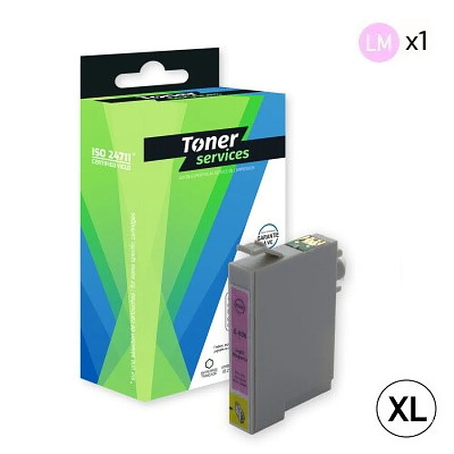 TONER SERVICES Compatible Epson Colibri Cartouche Magenta clair C13T08064010 (T0806)