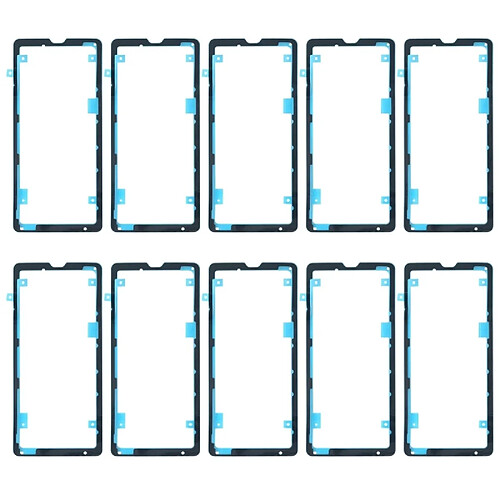 Wewoo Pièce détachée Adhésif de protection arrière pour boîtier 10 PCS d'origine pour Sony Xperia XZ4