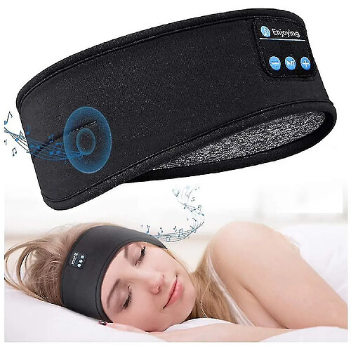 Universal Casque de sommeil bluetooth sport bandeau mince souple élastique musique sans fil confortable