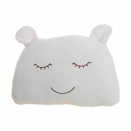 BigBuy Kids Coussin Ours Jouet Peluche 35 x 29 cm Blanc