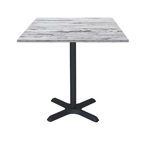 Restootab Table 70x70cm - modèle Dina chêne d'islande