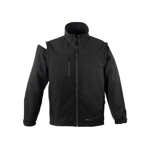 Veste de travail Softshell Coverguard YANG 2 en 1