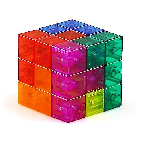 Universal Bloc magnétique vitesse puzzle cube bricolage 3x3x3 test de cerveau enfant bloc éducation apprentissage jouet