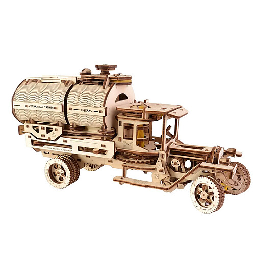 Ugears Maquette en bois : Camion-citerne, modèle mécanique