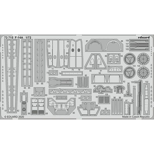 F-14A for Great Wall Hobby - 1:72e - Eduard Accessories