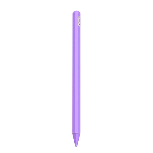 Wewoo Stylus Pen Etui de protection en gel de silice pour Apple Pencil 2 violet clair