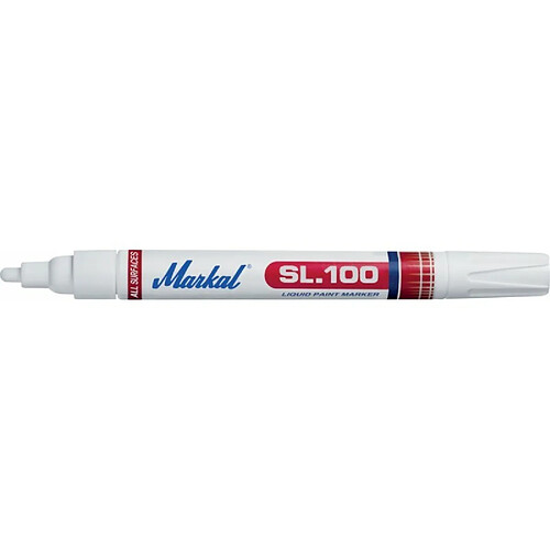 Markal Marqueurs industriel SL.100 blanc (Par 12)