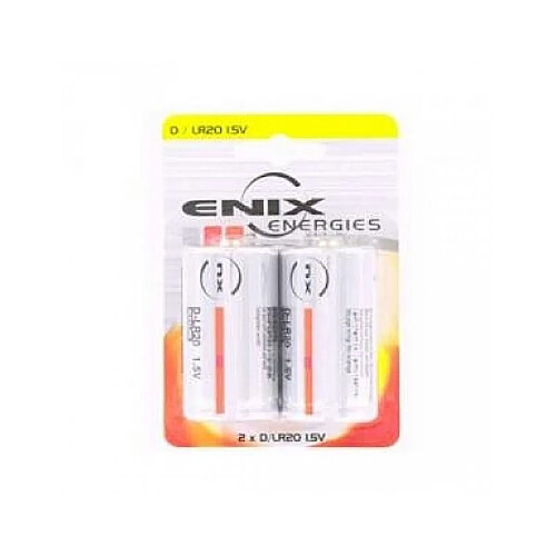 Enix Energie Blister 2 piles Alcaline LR20 NX