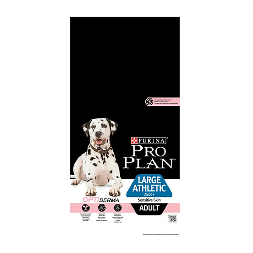 Proplan PRO PLAN Athletic Sensitive Skin Optiderma - Croquettes au saumon - Pour chien adulte de grande taille - 14 kg