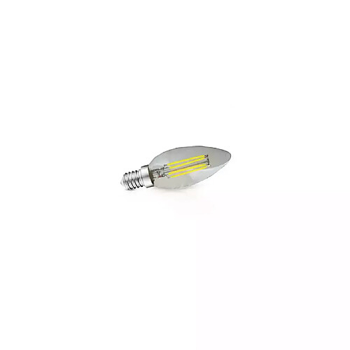 Blister x 3 Ampoules LED E14 4W 495lm Flamme - Blanc Naturel 4000K