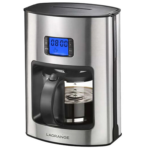 Cafetière filtre programmable 12 tasses 1000w - 529001 - LAGRANGE