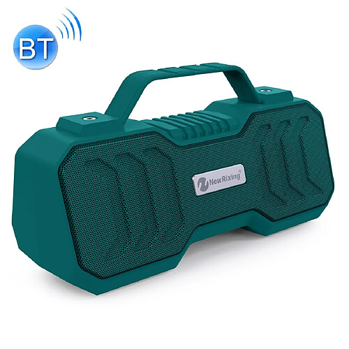 Wewoo Enceinte Bluetooth NR-4500 Haut-parleur stéréo sans fil portable Compatible avec la fonction TWS / FM Vert