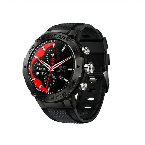 Yonis Montre Connectée Noir Suivi Santé Sommeil Bluetooth