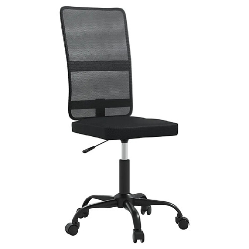 Maison Chic Chaise Gaming | Chaise de bureau Ergonomique Fauteuil noir tissu en maille -GKD23025