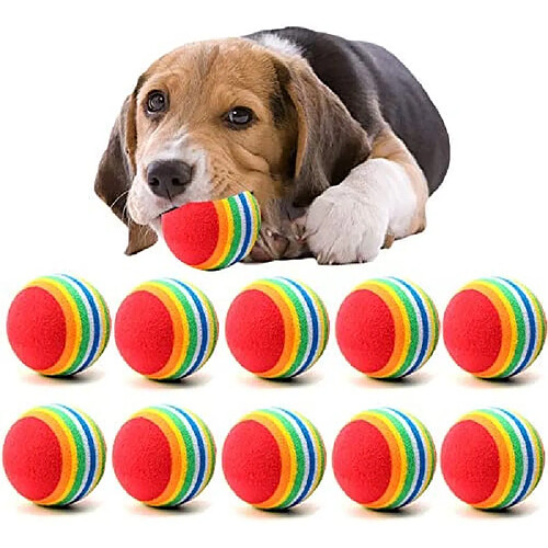 10pcs Mignon Mini Petit Chien Jouets pour Animaux Chiens Chew Balle Chiot Balle pour Pet Toy Chiots Tennis Ball Dog Toy Balle Pet Products