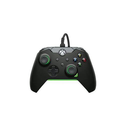 Manette filaire Pdp pour Xbox et PC Noir fluo