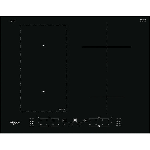 Table de cuisson à induction 65cm 4 feux 7200w noir - wlb4265bfixl - WHIRLPOOL