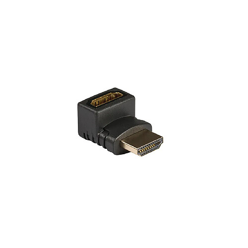 Ansonic Adaptateur coupleur HDMI femelle - HDMI Mâle Coudé 270 Noir