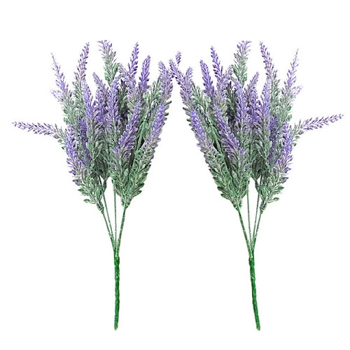 Wewoo Fleurs Artificielles en soie de fleur de lavande romantiques Fausses plantes décoratives de simulation de grain pourpre