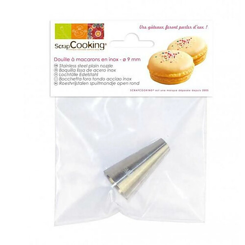 Scrapcooking Douille pâtisserie inox - Macarons