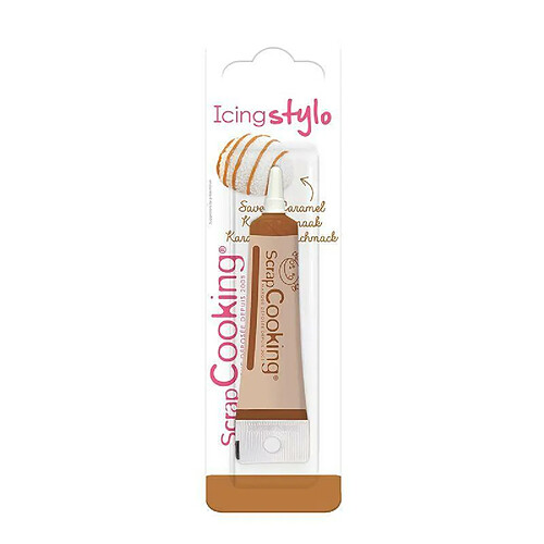 Scrapcooking Stylo de glaçage - Caramel - 20 g