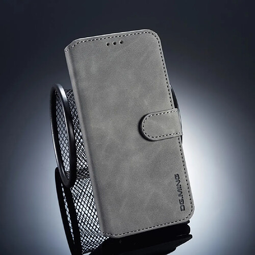 Etui en PU style rétro gris pour votre Huawei Mate 20 Lite