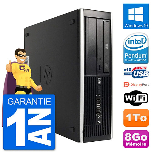 PC HP 8300 Elite SFF Intel G630 RAM 8Go Disque Dur 1To Windows 10 Wifi · Occasion