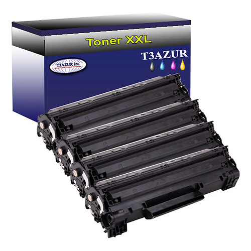 Lot de 4 Toners compatibles HP LaserJet Pro M201dw, M201n- 2 400p - T3AZUR