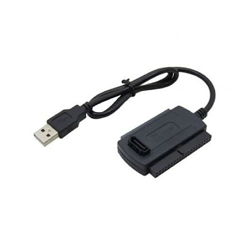 ? Adaptateur Usb 2.0 Vers Ide Sata Noir