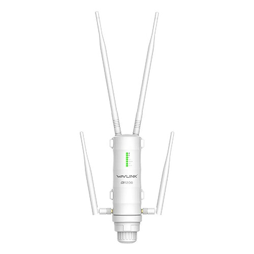 AP / Répéteur / Routeur Wi-Fi – Wavlink AC1200 - Double bande 2,4/5 GHz PoE Extérieur, 2.4G et 5G jusqu’à 1200Mbps, vitesse bi-bande jusqu’à 2.4GHz 300Mbps, 5GHz 867Mbps