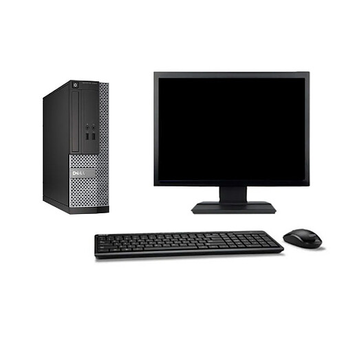 PC Dell 3020 SFF Ecran 27" Intel i7-4790 RAM 16Go SSD 960Go Graveur DVD Wifi W7 · Occasion