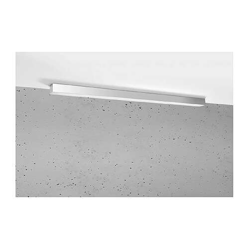 Luminaire Center Suspension Pinne Aluminium Gris 1 ampoule 150cm