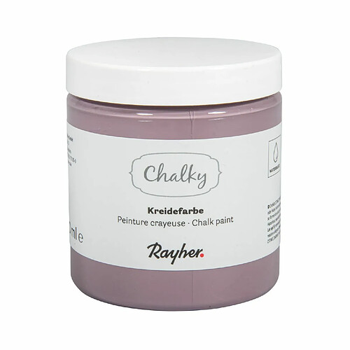 Rayher Peinture Craie Rouge mûre - Chalky Finish - 230 ml