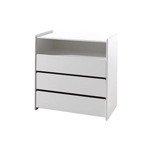 VIPACK Commode 3 tiroirs Kiddy - Blanc