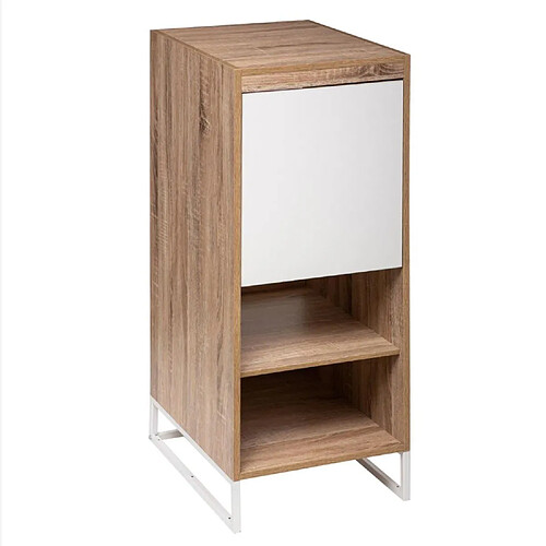 Five Simply Smart Meuble de rangement design avec porte Orso - L. 40 x H. 105 cm - Couleur bois