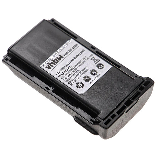 vhbw Batterie compatible avec Icom IC-F3163S, IC-F3163T, IC-F3230D, IC-F3230DS, IC-F3230DT radio talkie-walkie (2250mAh, 7,2V, Li-ion)